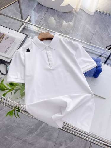 迪桑特25Ss新款春夏短袖翻领T恤Polo，最高版本客供定制高端朱地面料简单时尚款，拼色螺纹超级好看！经典Logo简单大方的款式！满满的高级感，四季可穿。简欧风