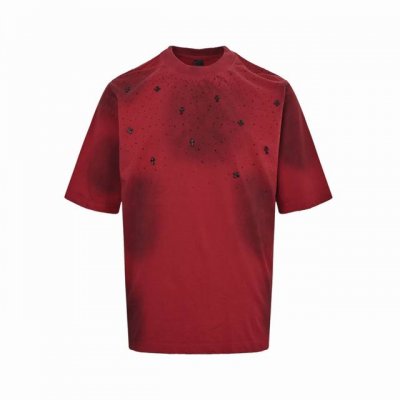 chrome Hearts 克罗心 25Ss 黑标烫钻十字架短袖 采用32支双纱 克重面料 进口针织针梳棉进行制作，厚度适中，有垂感又有轮廓型，上身就是一个舒适