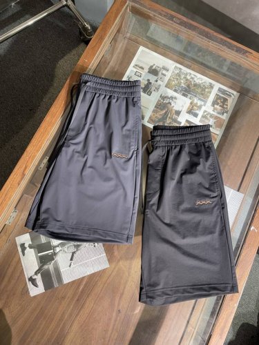 春夏新款杰尼亚家休闲短裤，定制四面弹面料，手感舒服，黑色灰色M-Xxxl