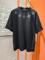 Chrome Hearts 克罗心 2025春夏新款短袖T恤！走秀图案时尚休闲短袖T恤衫！设计Logo设计！极具设计精选客供面料，手感柔软亲肤，着身舒适透气性都
