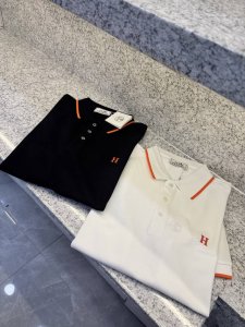 hmers爱玛仕25 夏季新款 高端朱棣长绒棉 透气轻商务Logo男士翻领polo衫 经典商务男款 高端男装的天花板级别的商务男款 简约时尚大气不失优雅 单穿内