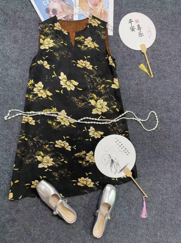 上新香云纱连衣裙