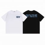 9057# Off White新款宽松版短袖T恤 尺码 S M L Xl 颜色 黑色 白色