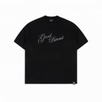 goodbrand Good花体烫片花卉轻奢时尚高级感短袖T恤 男女同款 350克重面料 颜色 黑色 白色 尺码 S M L Xl