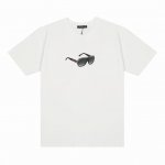 louis Vuitton*路易威登 lv墨镜印花短袖 -面料 240克双纱高密度纯棉面料 - 工艺: 整件衣服采用精密压花工艺 - 男女同款均可驾驭 - 尺码