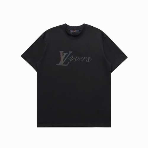 顶级复刻版本]品名: Louis Vuitton 路易威登 新款手渐变休闲圆领短袖T恤 尺码：Xs-L 颜色：黑色 Louis Vuitton Lv路易威登 春