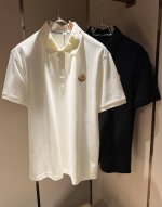 mon蒙**口2025春夏新款男士原单男士短袖Polo衫，贸易公司货，官网同步发售！此类型的基础单品是每季必出现的，客供进口珠地网眼棉，舒适性与透气性兼备，整体