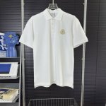 346 当天到货 现货现配 moncler 蒙口 2025新款 轻奢主义 定制徽章绒标字母Logo 男女同款 休闲polo衫 原版面料 高版本 高品质 对色定染