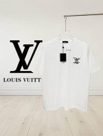 高版本] Louisvuitton 路易威登。前后高端刺绣云朵字母Logo。标识官方同步，采用32支280克精梳纯棉面料， 原版开模时尚个性 百搭潮流纯原品质