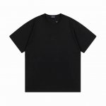 p100 Lv 驴家 2025新款 立体凹凸字母Logo 男女同款 短袖T恤 ·定制260克100％双纱纯棉面料 ·定染32支双股螺纹 ·领标吊牌主唛三标齐全