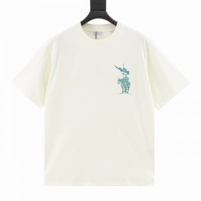 120 burberry/巴宝莉 25Ss 骑士战马发泡印花短袖 面料采用230克重精梳棉，定制32支1*1螺纹，成衣两遍水洗处理，面料舒适亲肤无异感，定制定染