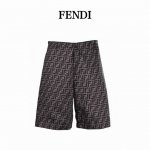 Fendi芬迪Fd 全幅Ff套装短裤 定制莱赛尔天丝，双F字母提花，通过多次定织定染还原色光，确保图案的精确度 一缸面料 米起订，价格p昂贵 ，红外线定位裁床，