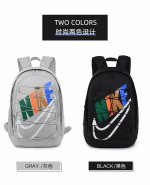 上新 款号 2432款 跑量款 高品质产品 颜色 黑色 灰色 产品名称 Nike 双色背包 这款Nike背包采用时尚的双色设计 灰色简洁大方 黑色经典耐看 搭配