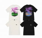 上新款号 S055 stussy斯图西 潮流堕落天使印花潮牌宽松短T恤男女同款 原版打造 细节高控 -面料精选230G纯棉面料 手感柔软舒适 吸汗透气. -百搭