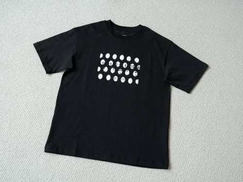 品控Tee 热门好卖款 Maisonmargiela 马吉拉 镂空圆洞数字圆领短袖T恤 男女通穿 - 颜色 黑色 - 尺码 S M L Xl 尺码表 s 肩宽5