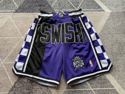 款号K67 顶级刺绣版本 Mitchell &Ness X Just Don联名国王刺绣球裤 篮球短裤 Just Don Nba 球队球裤系列单品 -定制优质网