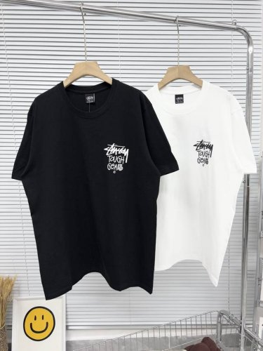 Stussy 斯图西 Stussy Ss25 Logo 纯棉260克高端宽松版型！出 1904996！Stussy 斯图西！Ss24丝网印刷图案Logo 宽松短