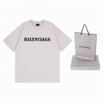 细节图 顶级版本.官网品质 Balenci*Ga 巴黎. 新款字母Logo印花短袖T恤 砖柜同步.第一时间正品研制 欢印对比 面料采用巴黎Zp定织定染全棉双纱