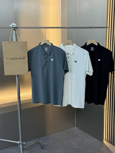 供 Kolonsport 可隆新款 Polo 衫短袖登场 带手提袋 -Color：黑色 白色 灰色 -Size：M L Xl 2Xl 3Xl 4Xl 5Xl 三