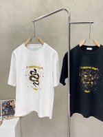 Dior迪奥独家专供新款原单男士休闲短袖 高端 高版本 时尚百搭爆款进口面料 手感超柔软细腻 穿着亲肤舒适 高端精品 代工厂p精细做工 上身非常赞 男士必备单品