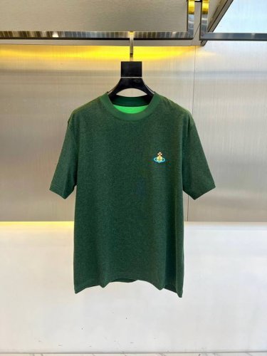 Viviennewestwood西太后、2025春夏全新系列单品上线，非常时髦前卫的一款男女同款短袖T恤，醒目的Logo图案点胶修饰！区别于以往的不同，宣示品牌