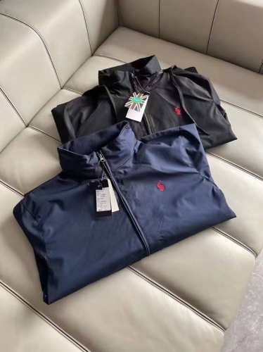 款号K119 Ralph Lauren拉夫劳伦新款24Ss 经典刺绣Logo翻领行政拉链夹克老干部男女同款外套 选自优质原版开发纯棉面料，整体穿搭效果非常的柔软