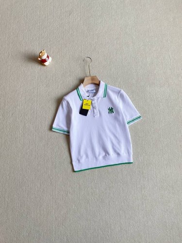 报单款号05053。 贸易公司订单，出口韩国原单。 Mlb 女款经典百搭Polo衫短款休闲撞色短袖T恤 面料定制定染，做工精细，走线完美，上身舒适，品质细腻。