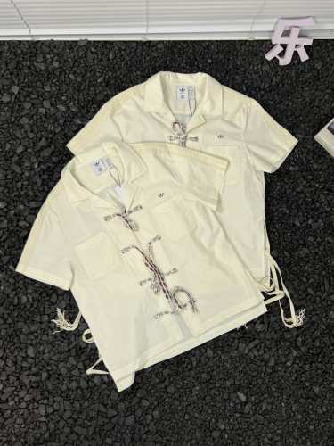 Adidas Originals X Clot 联名款 蝴蝶扣短袖衬衫 - get宋雨琦穿搭 Bowlinggender Neutral By Edison C