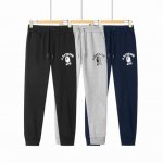 2711#Ape猿人头印花卫裤长裤 颜色：黑色 灰色 深蓝色 尺码：M-Xxl 面料：350G纯棉毛圈