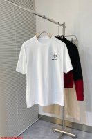e334 Klchrome Hearts Ch 2025春夏新款十字印花水洗短袖T恤，面料26支双纱＋重工碧纹染320克，双精梳A类紧密纺胚衣成衣染色洗水，两次