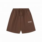 p120 高品质 balenciga/可乐刺绣短袖 balencliaga巴黎世家 2024早春新款 经典可乐Logo字母刺绣短裤 专柜正品同步，面料采用巴黎进