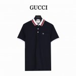 本地自取180（支持放店） gucci/古驰经典双G刺绣短袖Polo衫。 原版品质，欢迎对比 。品牌经典图案巧妙糅合纹理与缀饰细节，为2024早春系列的成衣设计