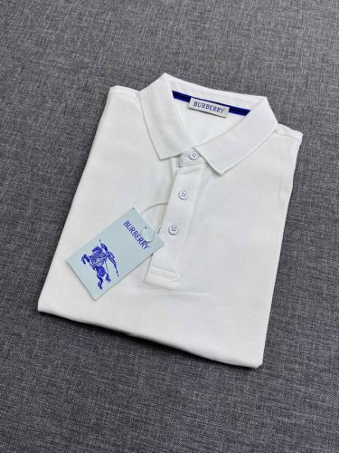 bur 巴宝莉格纹世家时装款男士珠地棉马球Polo衫，贸易公司洋行货，高端意大利原厂出品，纯正血统品质，25年春夏新品，高颜值热卖单品！！ 极符合B家族美学基调
