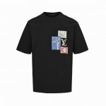 louis Vuitton 路易威登 25Ss 印花图案短袖 时尚又个性 超级百搭好看的一款 男女同款 人手必备 吊牌 领标 水洗麦 三标齐全 Size:S一2