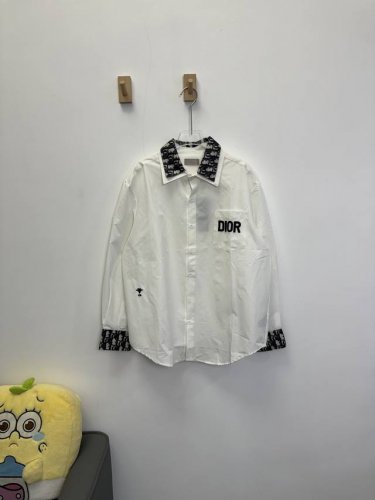 款号：L01 Dior 迪奥字母刺绣Logo长袖衬衫 这个夏天迪奥衬衫无疑是展现自我风格的绝佳选择，它不仅仅是一件衣服，更是一种态度、一种生活方式的体现。迪奥衬