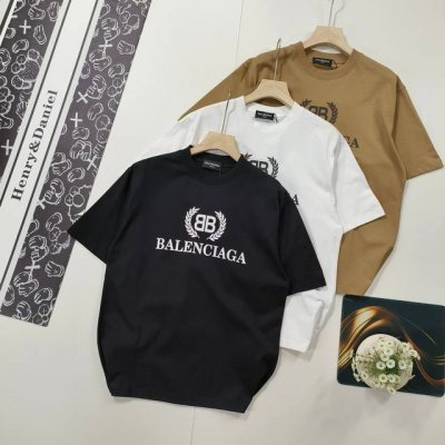 尺码Xs-L经典爆款 Balenciaga 巴黎世家2025经典麦穗印花短袖T恤 本市场No.1的质量 真正天花板品质 全部原版开发注意细节图 避免被盗图商家混
