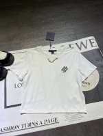 原版开发Louis Vuitt**路易威登Lv 25春夏新款女款 链条字母体恤出货 双丝光面料 精致刺绣 高端版本 独家现货Sml