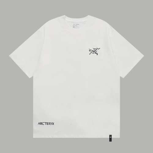 120（顶级版本 区别通货） 款式：始祖鸟Arcteryx立体胶印短袖 颜色：图片色 尺码：Xs-L 面料：300克双织纯棉 辅料：全套定制辅料 无性别区分 男