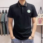古驰 新品上市！2025夏季新款Logo男士翻领Polo衫！经典休闲商务男款，高端男装的天花板级别的商务男款！简约时尚大气不失优雅，单穿内搭体面过人，品质控 细