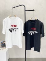 Balenciga巴黎世家独家专供新款原单男士休闲春夏短袖 高端定制 高端版本 时尚百搭爆款进口面料 手感超柔软细腻 穿着亲肤舒适 高端精品 代工厂精细做工 上