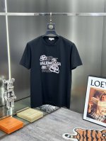 巴黎世家 胖哥哥福利可以穿到220斤 最新半袖T恤 精选Zp定织定染高密度丝光棉面料，布纹清晰 手感柔软舒适 原版工艺 合身版型 码数：M-6Xl