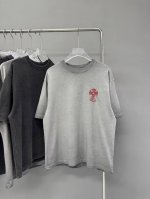 款号 8053-高端品质 25夏季最新款Choicehearts重工陶瓷钻做旧五金短袖 面料 280G纯棉双纱 颜色 做旧黑 做旧灰 尺码 S-Xl