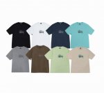 上新款号：S119 Stussy斯图西 Stussy Ss24 Refracted Tee 夏季系列 图案罗纹领宽松短袖 常规T恤 男女同款 原版打造 细节高控