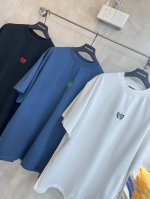 1222# Blcg 25Ss新款 经典麦穗双B刺绣短袖T 恤 黑 白 蓝 1234码