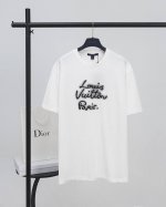 顶级版本.官网品质 Louis Vuitton*路易威登 Lv 25Ss 霓虹灯印花短袖T恤 采用原板独家定制260克32支双莎纯棉面料 质感非常柔软舒服 10
