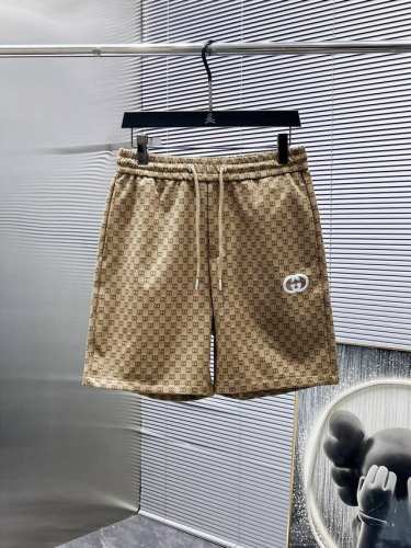 古奇 Gucci 2025Ss夏季新款 休闲 短裤，高端版本！专柜定制面料 透气舒适度高，细节无可挑剔，品牌元素设计理念，体现高品质。手感细腻柔软！呈现休闲裁剪