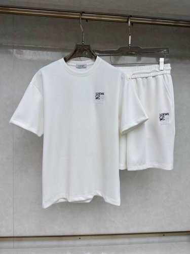 罗意威 2025Ss春夏新款短袖套装，男女同款。上身效果超赞，码数 M-3Xl