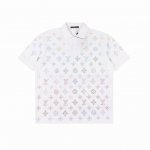 louis Vuitton 路易威登 老花满钻短袖Polo 原版定制 G全棉朱地布料，螺纹染色原版一致。灵感来自Monogram系列。满钻图案设计重新演绎经典的
