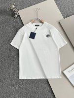 p110 Louis Vuitton* 2025春夏款上新 原高版本 驴家Lv 面料采用270克高密度纯棉 不变形 不缩水 工艺介绍：双线走位 领口＋胸前进口万