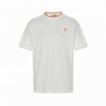 本地自取:170 hermes/爱马仕 经典刺绣橙标短袖 logo标识精致升级，灵感源自八十年代复古 原版面料 官方同款 同缸染面料 手感非常舒服 春夏最新砖柜